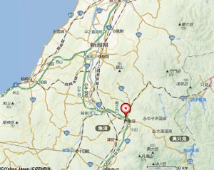 新潟県長岡市山古志虫亀の地図 - Yahoo!地図