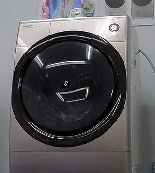 モール通販安い  　洗濯ヒートポンプ乾燥機　右開き　2016年 ES-Z210-NR SHARP 洗濯機