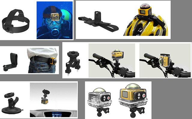 頭部ストラップマウント