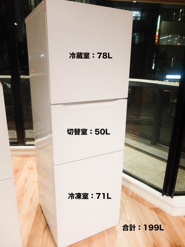 ツインバード 3ドア冷蔵庫『HR-E919PW』の出来 | 生活家電.com