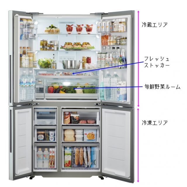美しいキッチンに、美しい冷蔵庫！AQUAの『TZシリーズ AQR-TZ51H 